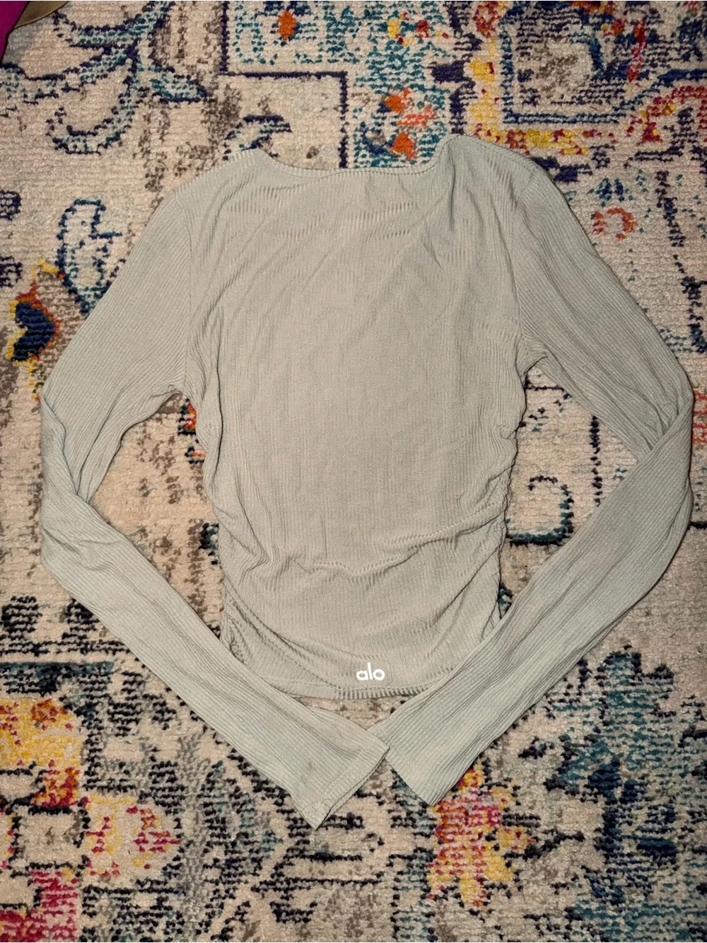 alo yoga ribbed long sleeve top